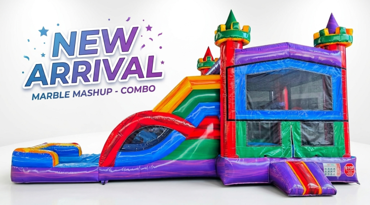 Slides & Bounce House Combos Slides & Bounce House Combos